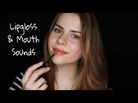 ASMR Lipgloss Application & Mouth Sounds! (german/deutsch)