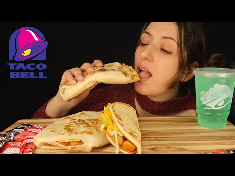 ASMR TACO BELL Eating Sounds | Burrito, Taco Mukbang
