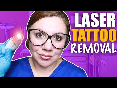 ASMR: Laser TATTOO Removal RP / Real Sounds / ASMR Jonie Accent