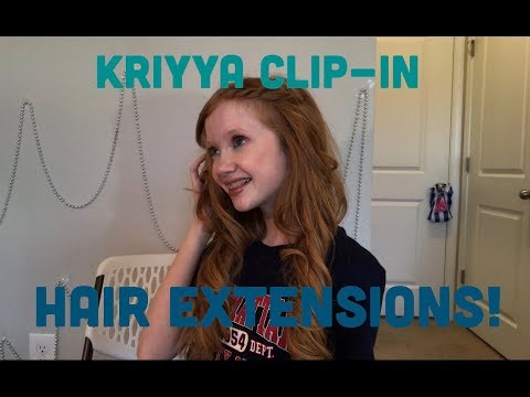 YOU LIKE MY HAIR? Gee Thanks, Just Bought It! KRIYYA Clip-In Hair Extensions
