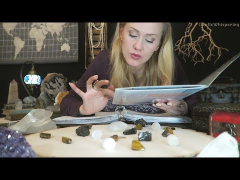 Crystals Cataloging 💎 ASMR • Page Flipping • Unintelligible Whispers • Listen While Study