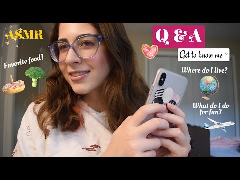 ASMR | 🌟 Q&A 🌟 | Get to Know Me | Whispering