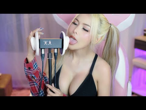 💋ASMR Earlick! Cleaning ears with 👅