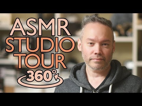 My 360° ASMR Studio Tour | Life of a Non-Full Time YouTuber (8K, 360°)