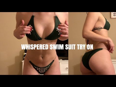 ASMR Whispered Swim Suit Try On