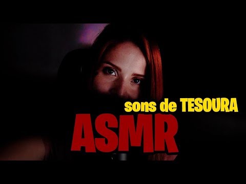 ASMR Sons cortantes, barulhos de TESOURA, TUC TUC, tapping e maissss 😍