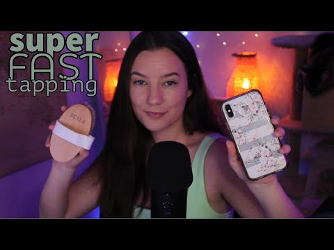 ASMR ♡ Extremely Fast Tapping (No talking)
