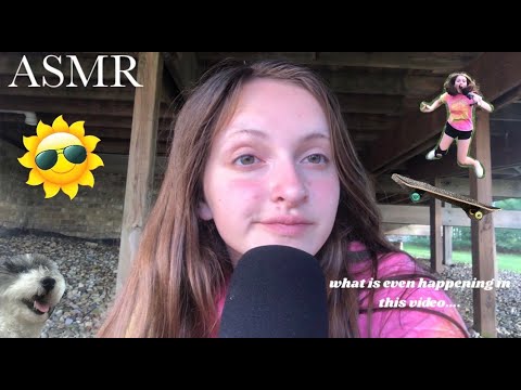 asmr BUT, i actually went outside for once....