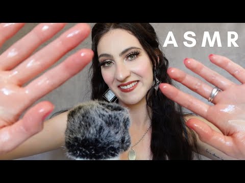 ASMR Face and Scalp Massage - Layered Oil and Head Scratching/Mic Scratching Sounds