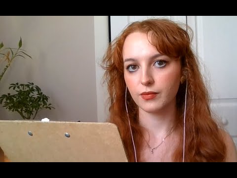 ~ASMR~ Interviewing You To Be a Cupid's Angel (writing sounds, gum chewing, asking questions)