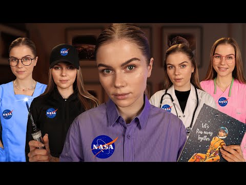 ASMR Preparing you for Space Travel!  Full Medical Checkup and Measuring You for Space Suit! Part #2