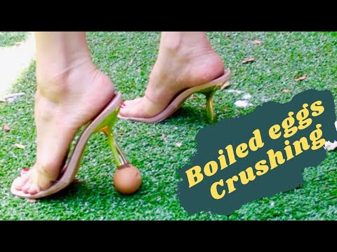 Watch Me Crushing Things With My High Heels (ASMR SOUND)