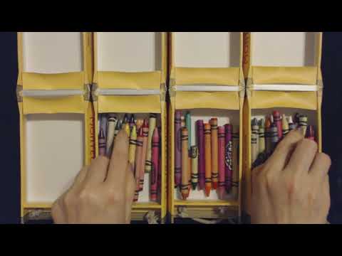 ASMR Request | Crayons In A Cigar Box