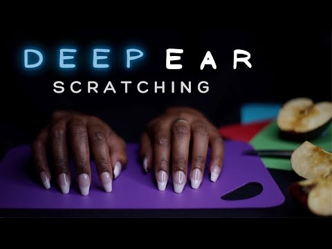 ASMR Deep Ear Scratching w/ Light Tapping for Sleep_ No Talking