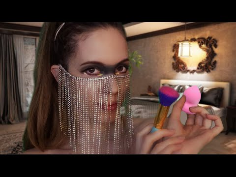 ASMR Drawing On Your Face For Masked Ball - Personal Attention