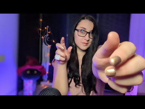 ASMR FAST Paced  💥 Hand Movements & Mouth Sounds (with Random Weirdness, chaotic?)