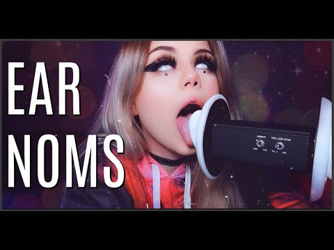 EAR EATING ASMR ♡ 30 MIN EAR NOMS ♡ REQUESTED