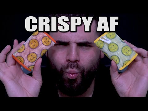 ASMR Quickie [Episode 4: Scrub Daddy Sponges (Crinkling/Scratching)]