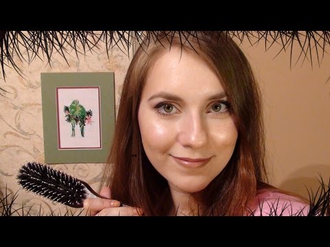 АСМР/ASMR. Ролевая игра - МАССАЖ ГОЛОВЫ, РАСЧЕСЫВАНИЕ И  МАСКА У ПОДРУГИ.  SCALP MASSAGE & OIL MASK