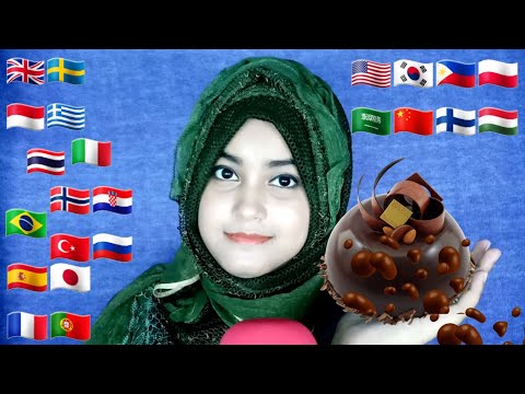 ASMR How To Say "Cake" In Different Languages With Inaudible Mouth Sounds (TimeStamps👇!)