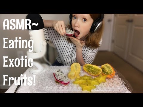 ASMR~ Eating Exotic Fruits | Crunchy