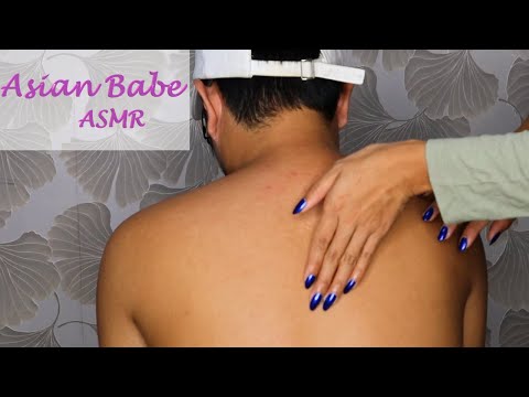 ASMR Fall Sleep Slowly on this Back Tickle Scratch Massage!😴💤 (with clock tik tok) NO TALKING