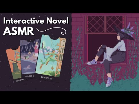 ASMR 🔮 Reading & Playing a Magical Interactive Novel: The Cosmic Wheel 📚 Ear to Ear Soft Spoken