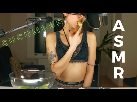 ASMR with Nilly | Cucumber Eating | HIGH QUALITY