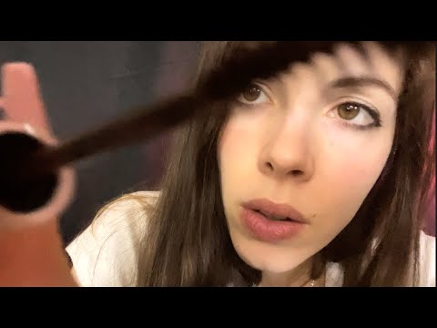 ASMR Fast Doing Your Makeup (Sending Tingles Down Your Back)