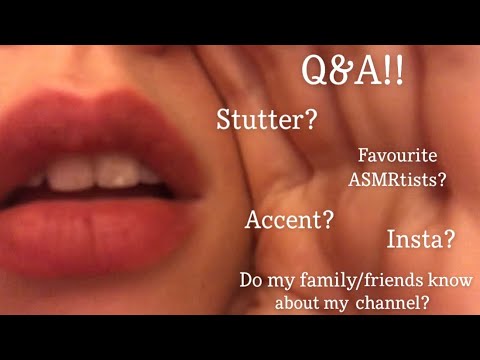 ASMR 10K Q&A!!🥳 with some personal attention, upclose whispers and follow my instructions😴