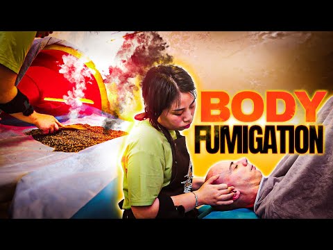 Body Fumigation & Head Massage | Traditional Chinese Medicine | ASMR video