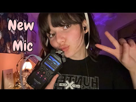 ASMR | Fast and Aggressive Mic Triggers, Mouth Sounds, and Tapping With A New Mic (Tascam ASMR)