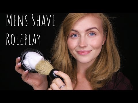 [ASMR] Mens Grooming Roleplay - Haircut, Shave + Eyebrows (Personal Attention)