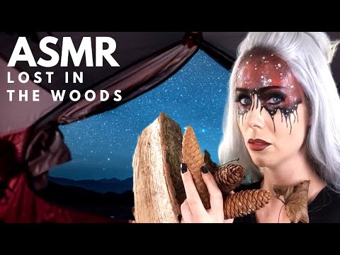 [ASMR] Roleplay Lost in the Woods (Whisper, Layered Sounds, Tapping & Scratching)