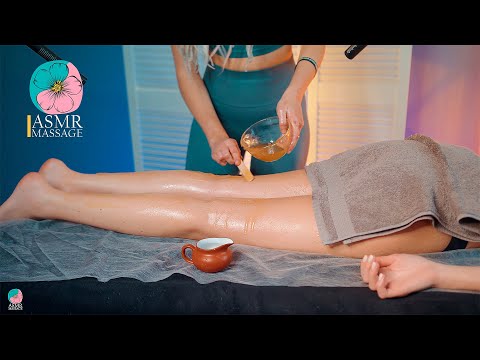 ASMR Honey Back and Foot Massage by Anna