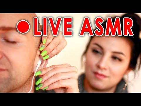 ASMR Real Live Stream, Massage, Tapping, Q&A, Relax Academy