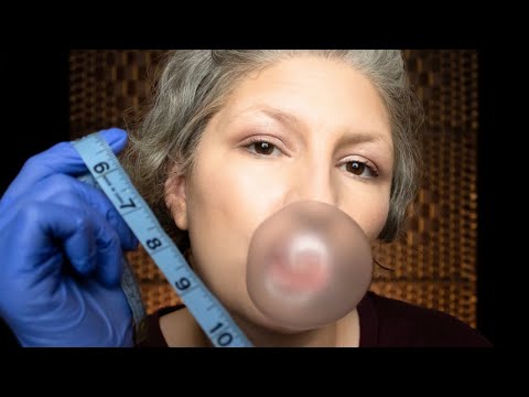 Lofi ASMR Gum Chewing 🌙 while Measuring You |  200+ Tingly Measurements