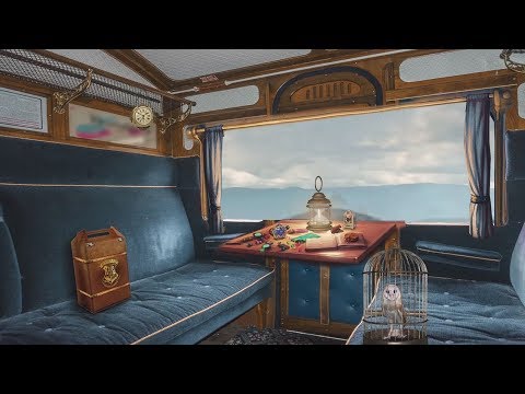 Hogwarts Express [ASMR] Harry Potter Ambience ⚡Train ride + Wizard candy
