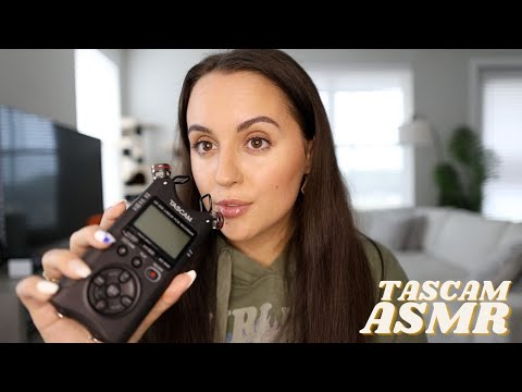 ASMR mouth sounds with my new ✨ tascam  ✨