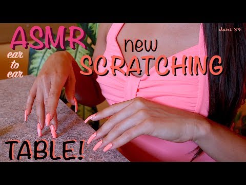 📹 Re-upload NAIL-SCRATCHING vid! 🎧 binaural sound ASMR ❀ for MORE TINGLES! 😴 NEW NEON salmon theme 💖