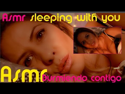 ASMR Roleplay  NOVIA CARIÑOSA DUERME CONTIGO / HONEY GIRLFRIEN SLEEP WITH YOU . EN ESPAÑOL