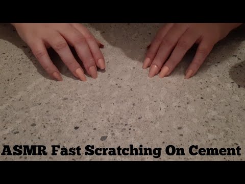 ASMR Fast Scratching On Cement (Custom Video For Carlos)