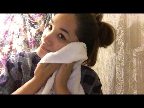 ASMR - REMOVING MY MAKEUP - Whispering, Tapping, Etc