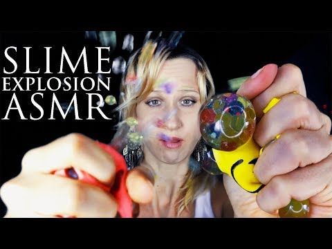 Satisfying Slime Fail That is Relaxing! ASMR Whispering, Squeezing, Squishy Toys