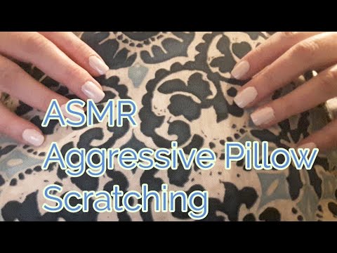 ASMR Aggressive Pillow Scratching