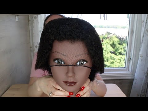 ASMR Whisper Unboxing Plastic Crinkle Sounds | Afro Hair Mannequin