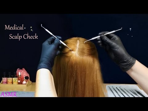 ASMR Brain Melting Scalp Check with New Medical Instruments