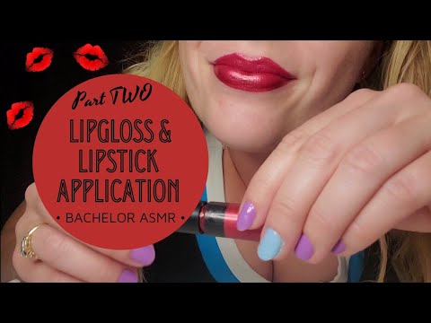 ASMR - Lipgloss Application PART TWO💋😘 LoFi Soft Kisses & Mouth Sounds ~NO TALKING~