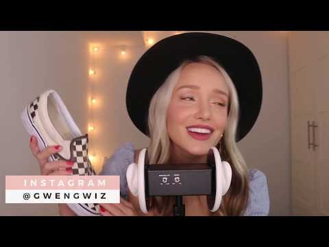 ASMR Summer Shoe Collection (Tapping, Fabric Sounds, Whispers) To Help You Sleep! | GwenGwiz