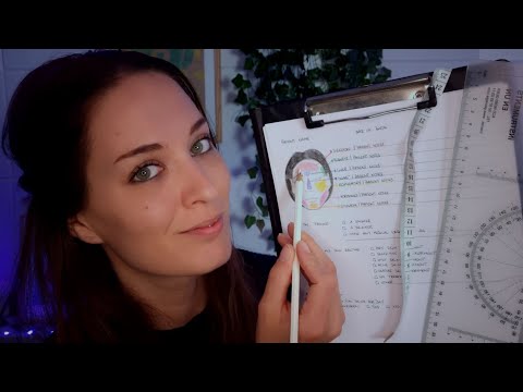 ASMR | Soothing Face Mapping | Face Analysis | Measuring your face (Soft Spoken)